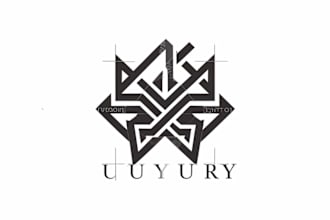 uxury clothing brand, apparel and fashion logo design