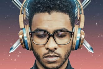 design professional album cover or single cover art