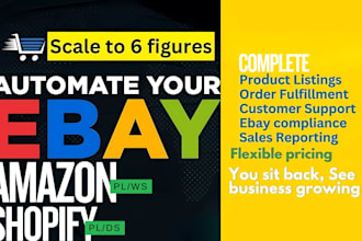 automate and manage your amazon, ebay, and shopify stores