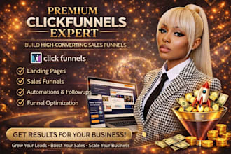 clickfunnels sales funnel, thrivecart, leadpages, samcart,carrd wix landing page
