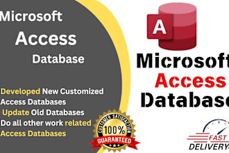 develop microsoft access database project and assignments
