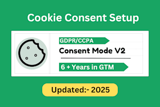 setup cookie consent mode v2 with google tag manager