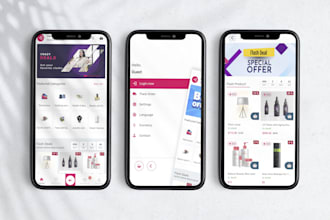 provide a complete ecommerce website and mobile app as well