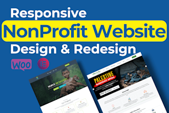 create responsive ngo nonprofit charity website