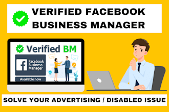 fix and provide facebook business manager with profile or immortal bm