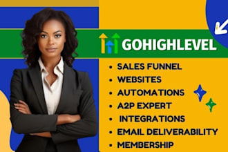 gohighlevel sales funnel, gohighlevel landing page, gohighlevel website
