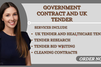 write winning UK tender bids for cleaning, domiciliary care, supported living