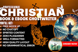 ghostwrite christian book, article, prayer journal, workbook, walk with god