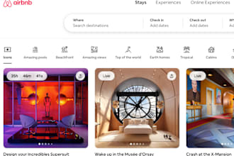 do airbnb and booking dot com rental VA