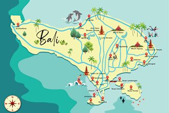 map illustration vector illustration vector map