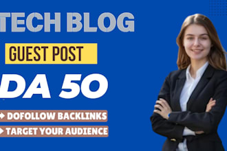 do write and publish guest post on tech blog