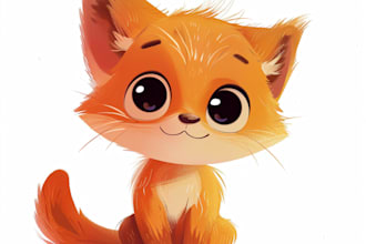 create animals cartoon character illustration design