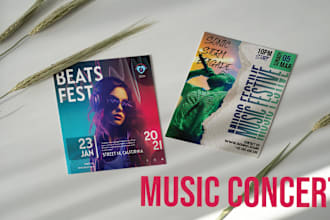 design concert flyer, stunning nightclub, birthday dj, and party flyers