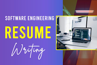 do resume writing for IT, tech, software engineering, cybersecurity, faang
