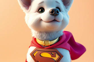 create 3d pixar style characters, animals, and avatars