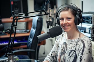 do your audio book with clear and young female voice