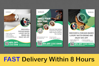 create amazing print ready flyers or newspaper ads