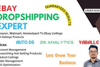 ebay dropshipping from amazon, home depot, walmart via autods