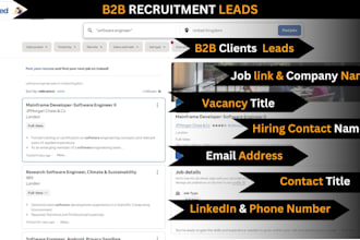b2b recruiting lead generation for recruiting email listing