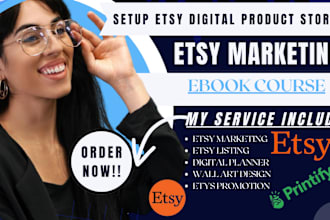 setup digital product shopify store  print on demand etsy shop print n demand