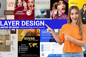 design professional flayer or brochure for your business in just 48 hours