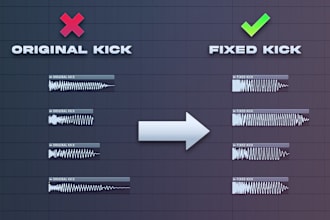 fix your hardstyle kick or create a new custom kick for you