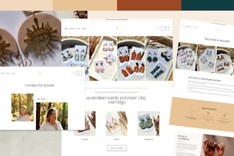 do beautiful squarespace wesbite design, squarespace website redesign