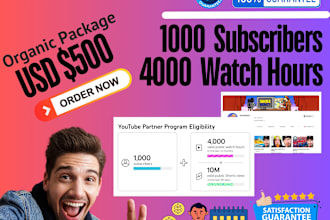 do organic youtube channel monetization in 30 days
