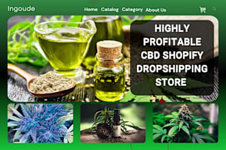 design cbd store cannabis website marijuana shopify store cbd dropshipping