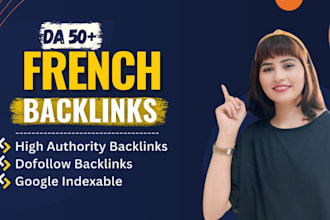 provide french link building with high da dofollow french SEO backlinks