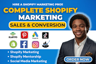 be shopify mentor, shopify dropshipping, tiktok shop ads manager sales marketing