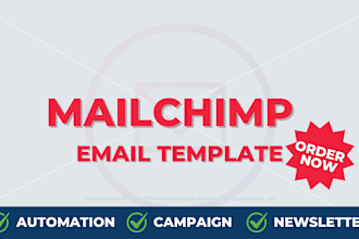 design klaviyo, mailchimp newsletter template email campaign for squarespace wix
