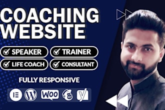 design coaching website for trainers, speakers or consultants