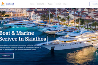 create boat rentals yacht boat website booking website