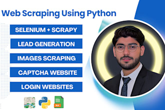 python web scraping and data mining from websites