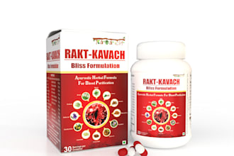 design professional product packaging and label, print ready