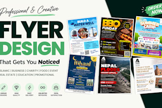 design professional islamic, charity and fundraising flyers