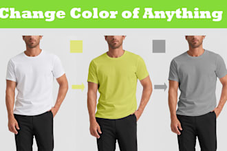 retouch your images, expert color change services