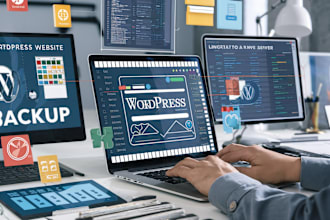 migrate wordpress website or domain to any hosting