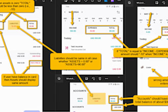 qa testing for UI UX, functionality, and bug reporting software testing