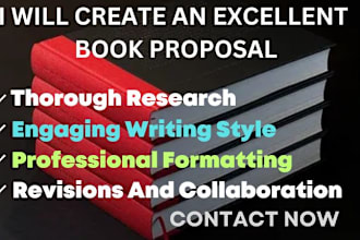 create an excellent book proposal