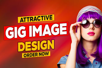 design fiverr gig thumbnail, gig image, gig picture, gig cover