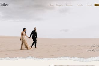 design showit website, showit customization, photography website showit template