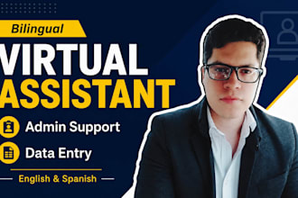 be your bilingual virtual assistant for data entry
