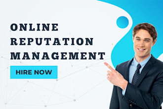 boost your online reputation with personal ORM services