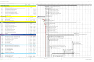 prepare schedule on primavera p6