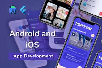 design and develop android and ios applications
