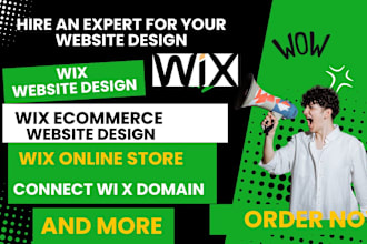 design wix ecommerce webshop,redesign wix ecommerce,wix website landing page