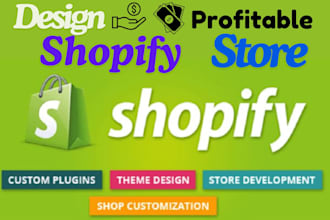 be profitable shopify store designing redesigning expert