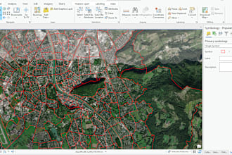 create any gis map do gis analysis and development